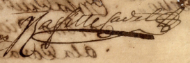 Jean Lafitte, Jr., Cadet Signature